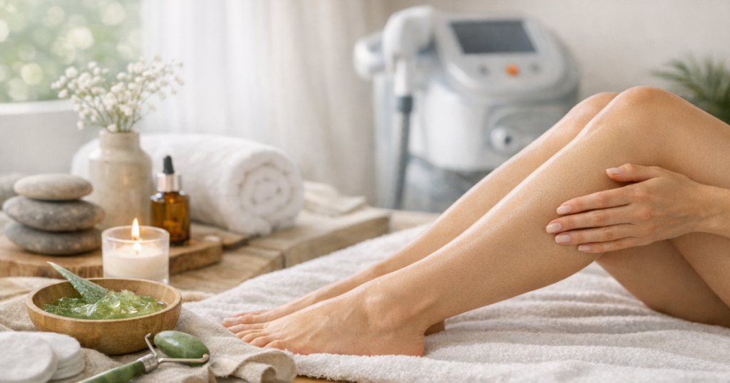 post-treatment care laser hair removal